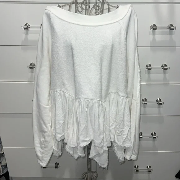 Free People Gold Duster Pullover, size S (with bonus FP tote bag) - Picture 5 of 12